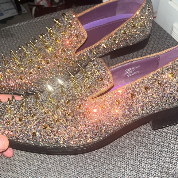 Copper/gold spike shoes - Picture 6 of 9